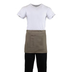 Tablier serveur court Whites marron clair — B432