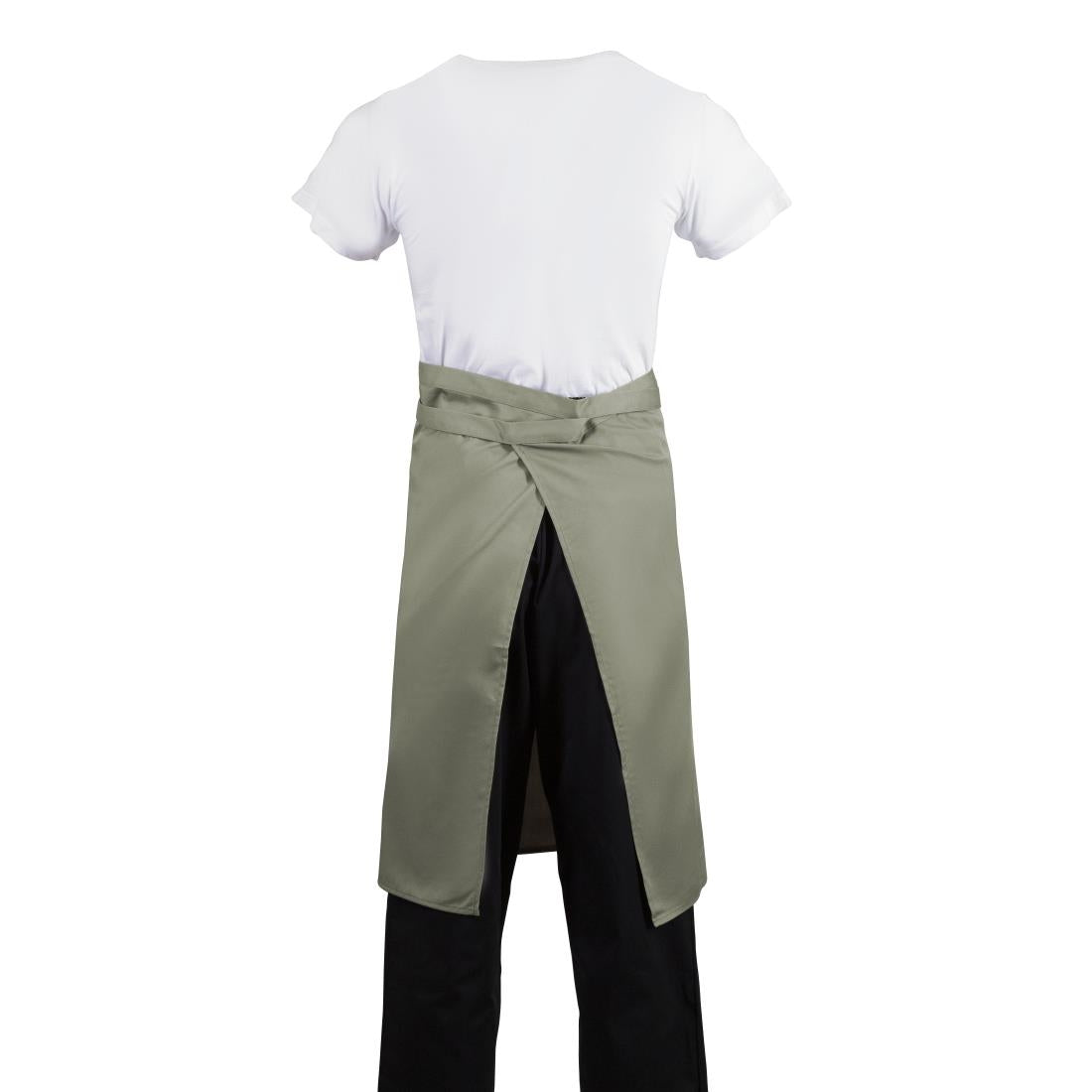 Tablier serveur Whites olive — B434
