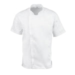Veste de cuisine mixte Cool Vent Chef Works Urban Springfield blanche M — B471-M