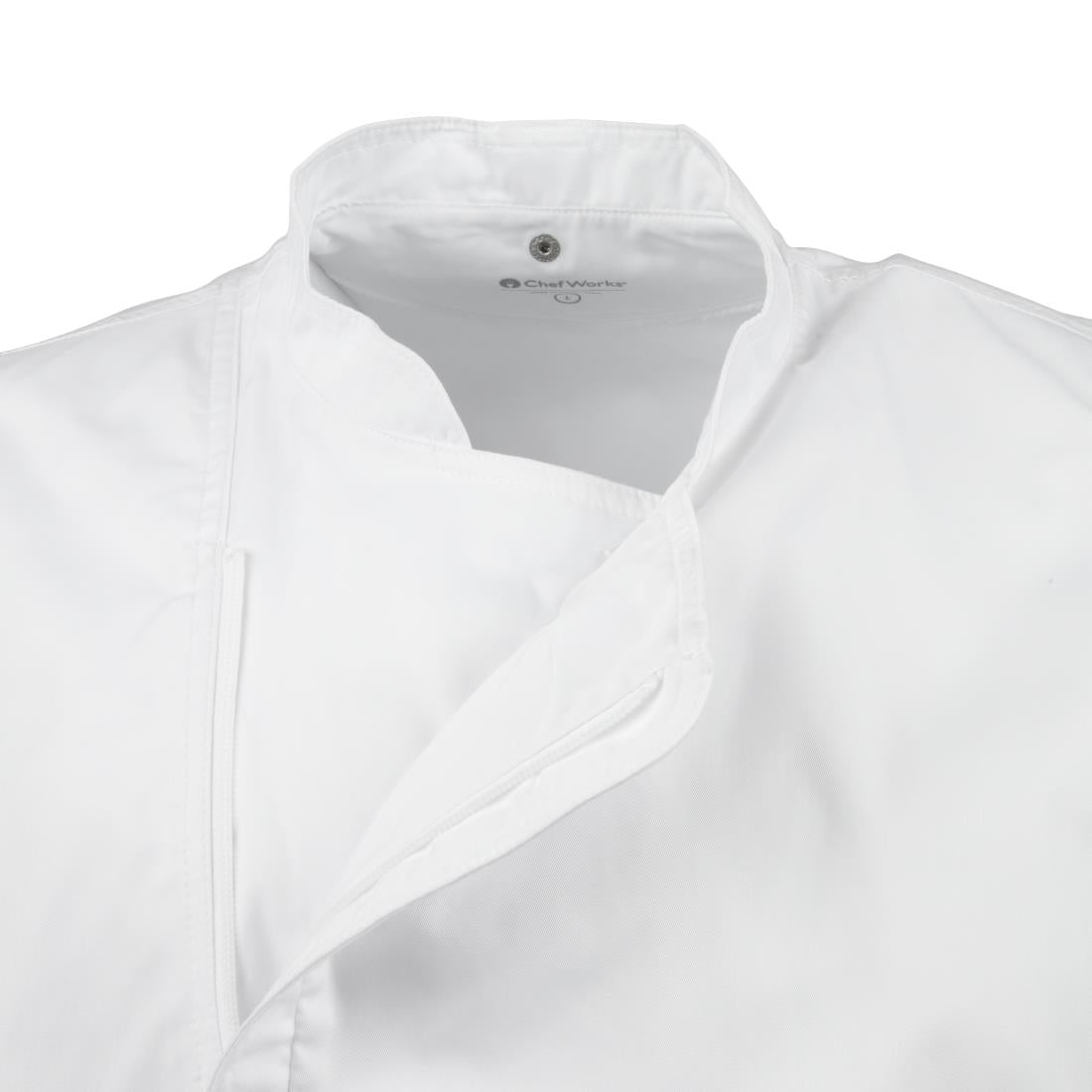 Veste de cuisine mixte Cool Vent Chef Works Urban Springfield blanche M — B471-M