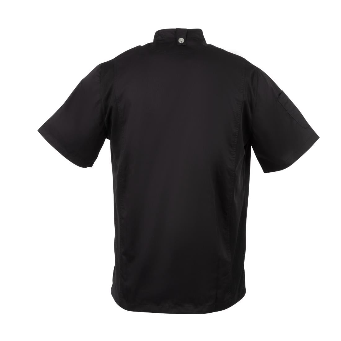 Veste de cuisine mixte Cool Vent Chef Works Urban Springfield noire S — B472-S