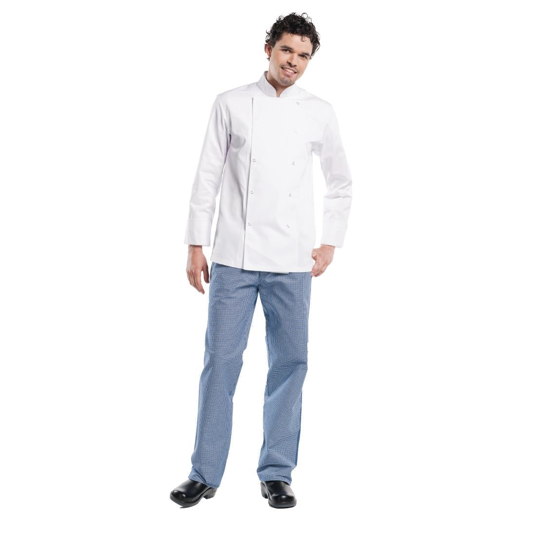 Veste de cuisine mixte Chaud Devant Hilton Poco manches longues blanche L — B506-L