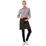 Tablier serveur court Chef Works Memphis noir — B587