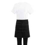 Tablier serveur court Chef Works Memphis noir — B587