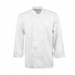 Veste de cuisine mixte blanche à manches longues Chef Works Calgary Cool Vent L — B649-L