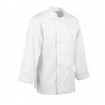 Veste de cuisine mixte blanche à manches longues Chef Works Calgary Cool Vent L — B649-L