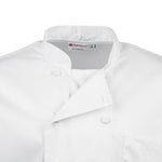 Veste de cuisine mixte blanche à manches longues Chef Works Calgary Cool Vent L — B649-L