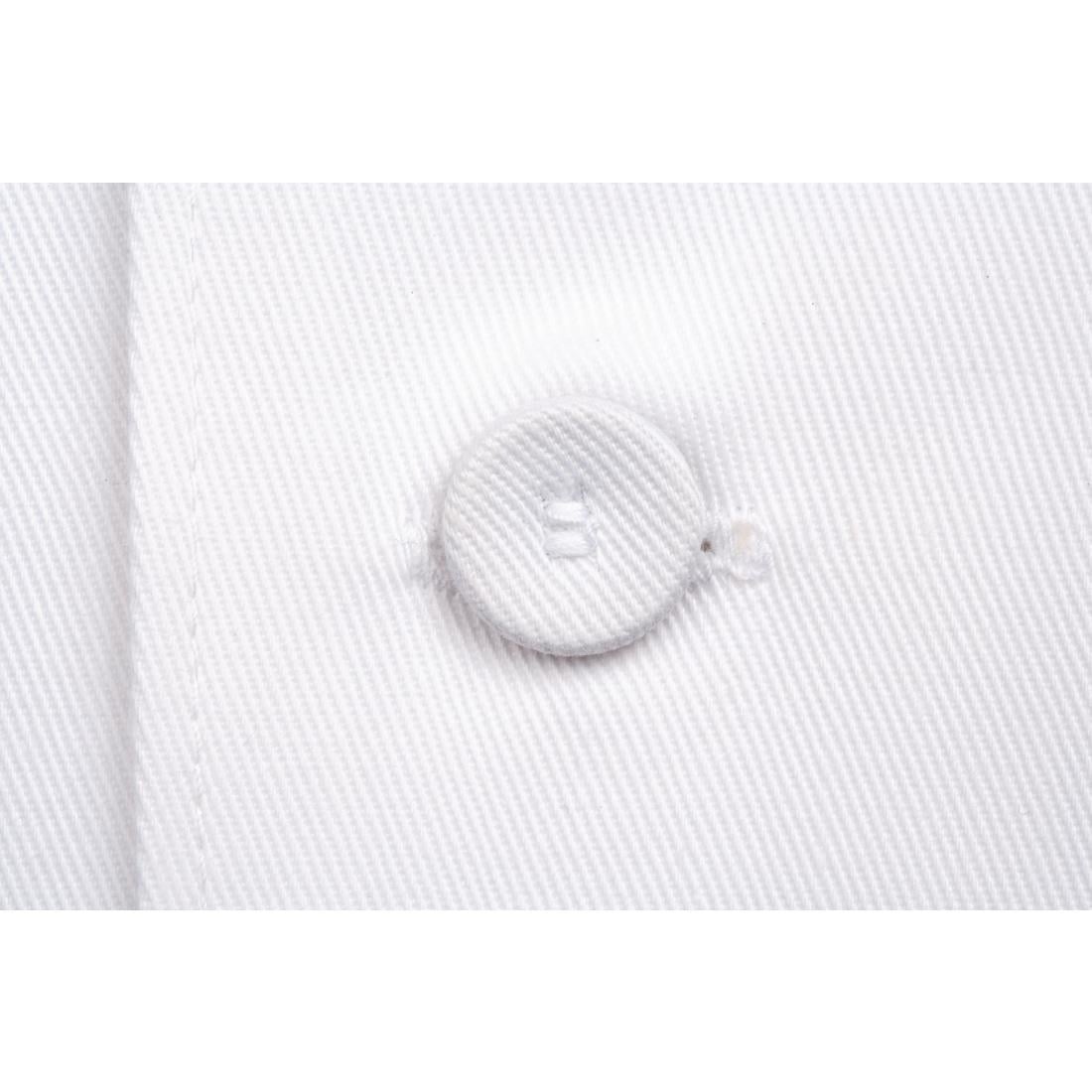 Veste de cuisine mixte blanche à manches longues Chef Works Calgary Cool Vents M — B649-M