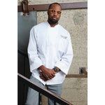 Veste de cuisine mixte blanche à manches longues Chef Works Calgary Cool Vent L — B649-L