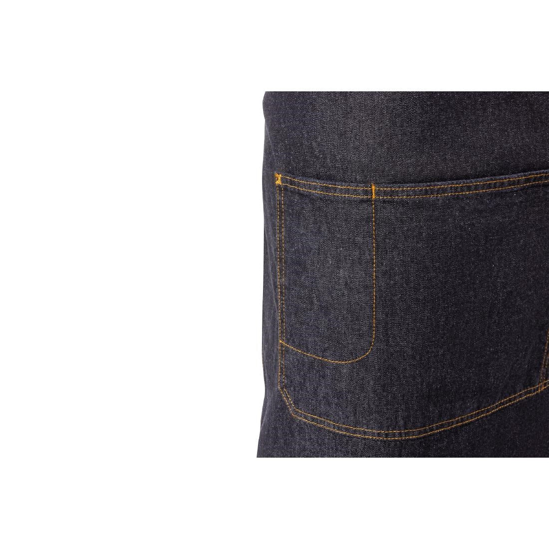 Tablier bavette Memphis Chef Works indigo — B721