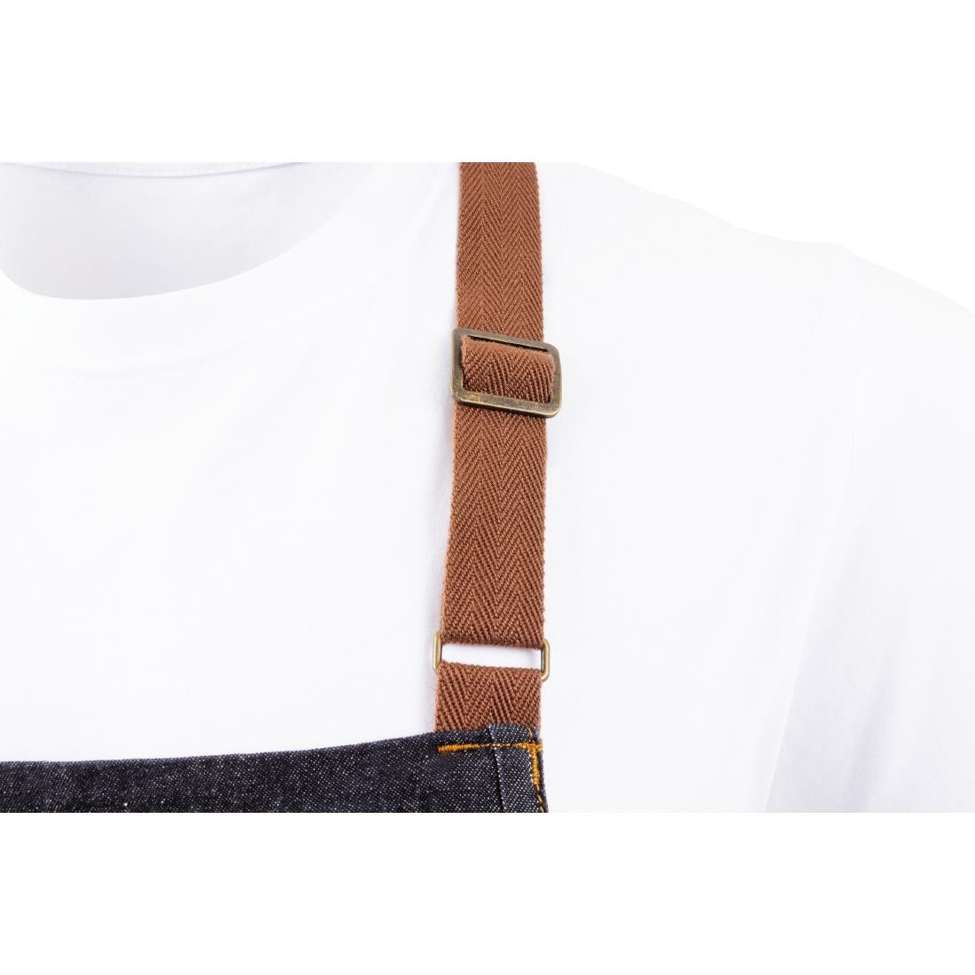 Tablier bavette Memphis Chef Works indigo — B721