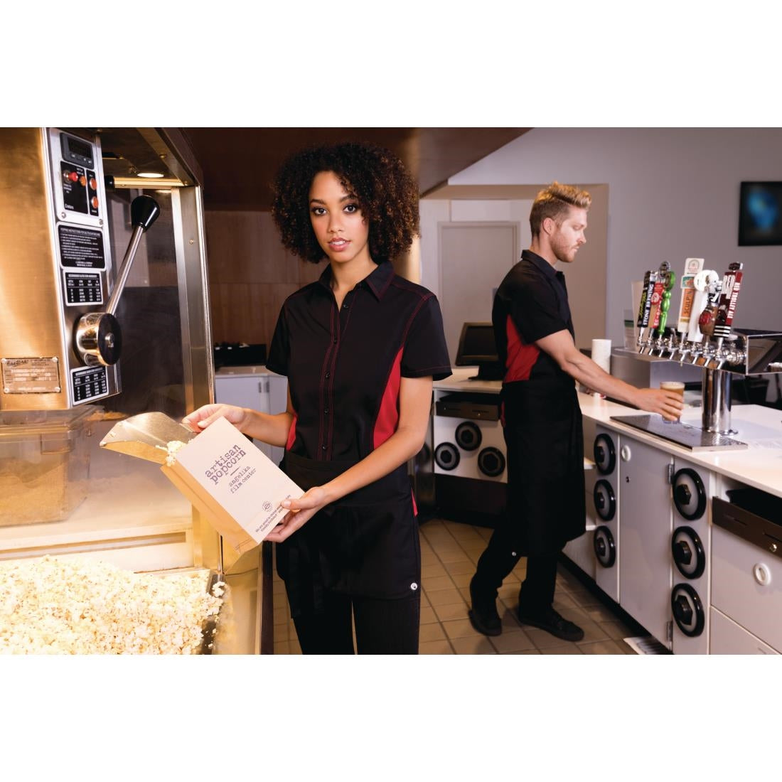 Tablier noir Chef Works — B824