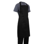 Tablier bavette Whites polyester-coton noir XL — B887