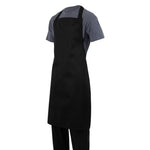 Tablier bavette Whites polyester-coton noir XL — B887