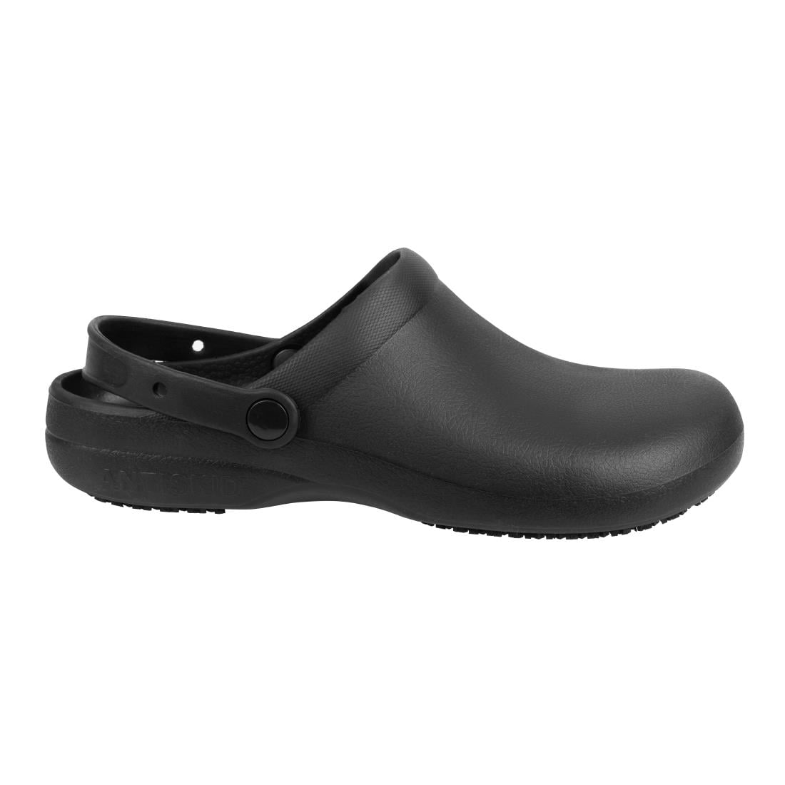 Nisbets Essentials Chefs Clog Black 4445 — B979-4445