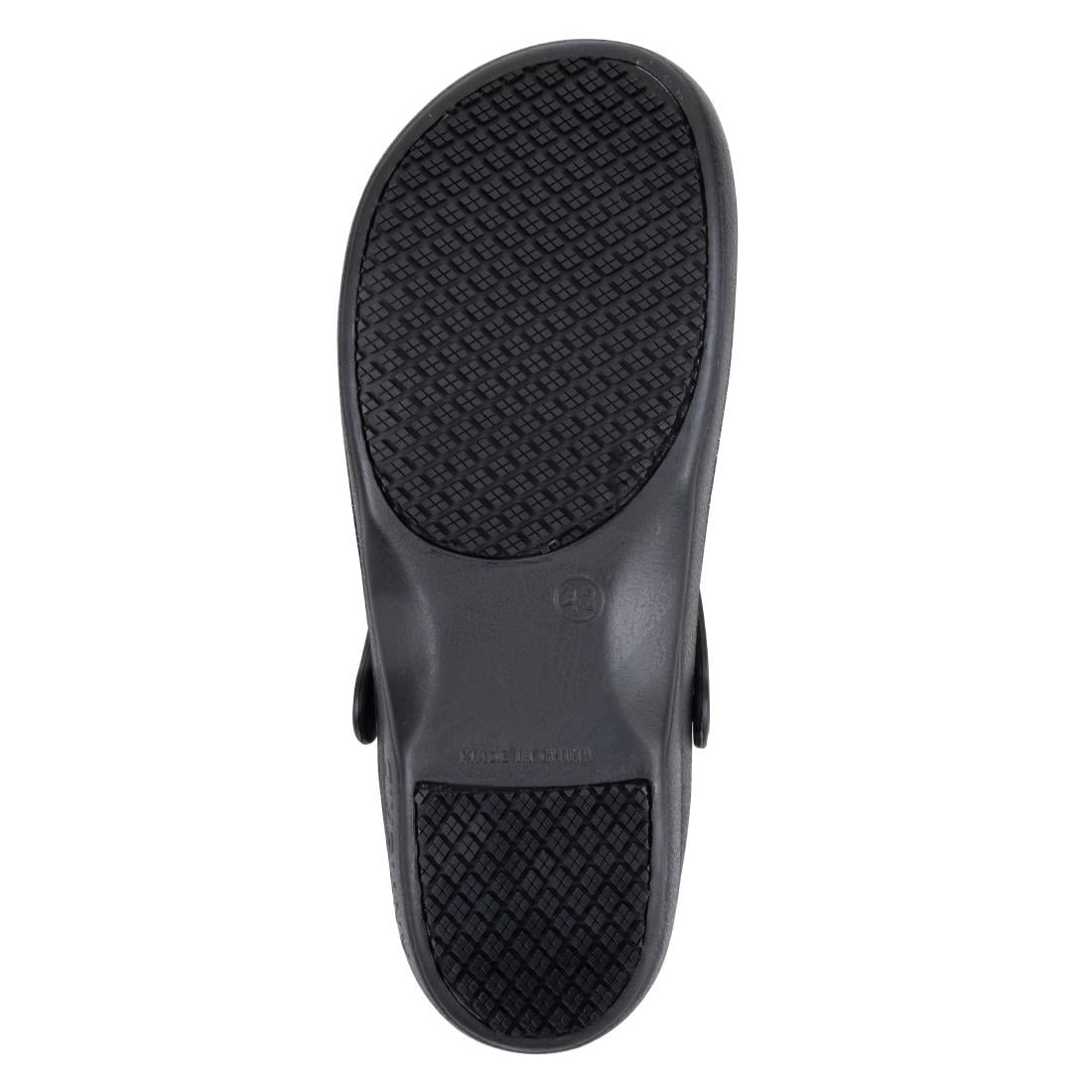 Nisbets Essentials Chefs Clog Black 4445 — B979-4445