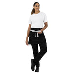 Tablier serveur court denim Southside noir 760mm — B995