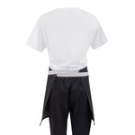 Tablier serveur court denim Southside noir 760mm — B995