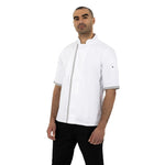 Veste de cuisine blanche à manches courtes Southside M — B998-M
