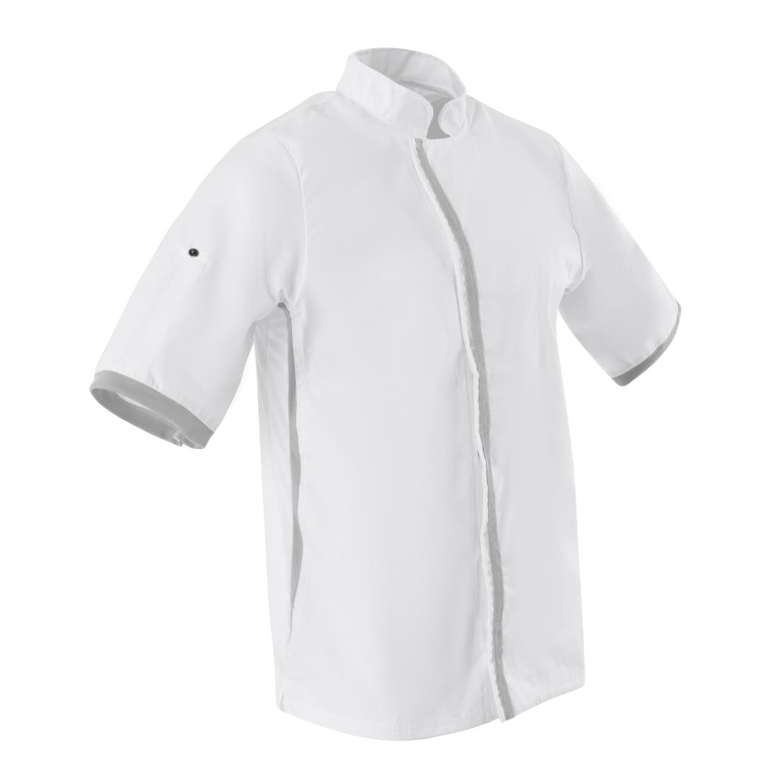 Veste de cuisine blanche à manches courtes Southside M — B998-M