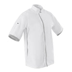 Veste de cuisine blanche à manches courtes Southside XS — B998-XS