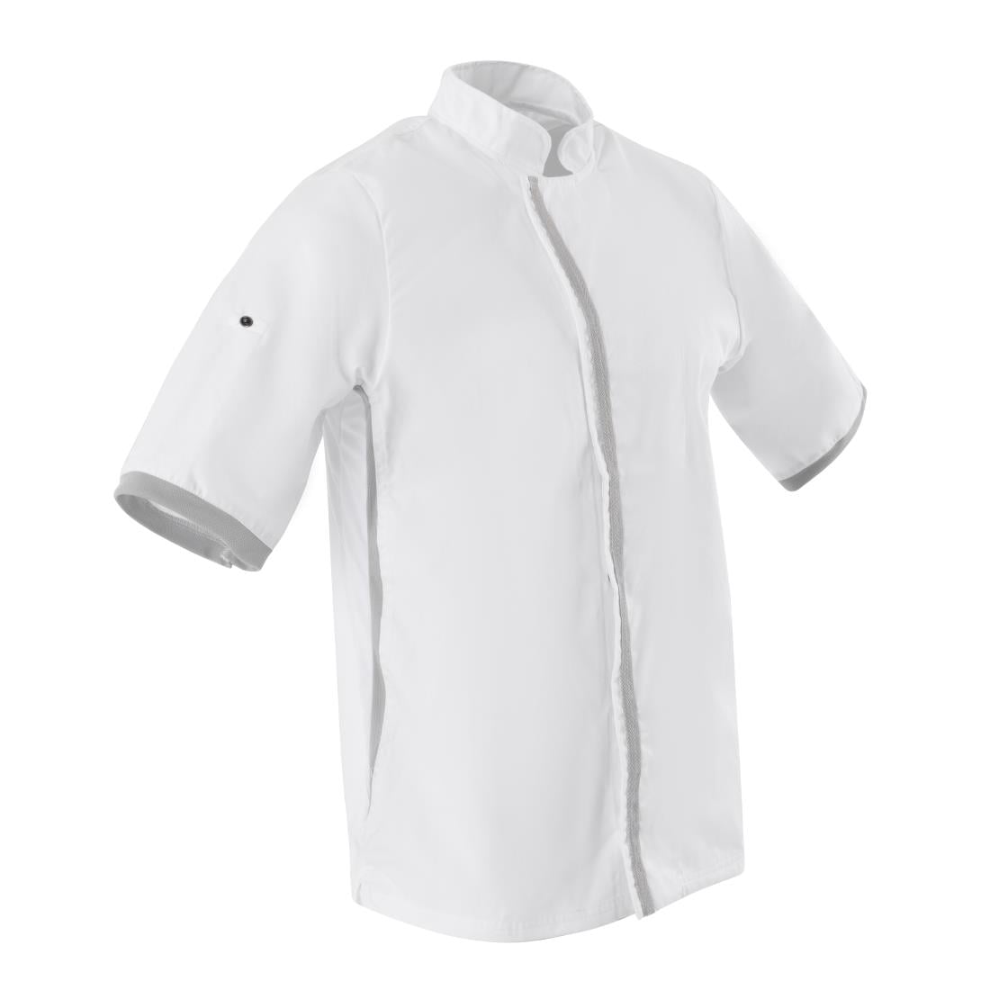 Veste de cuisine blanche à manches courtes Southside XS — B998-XS