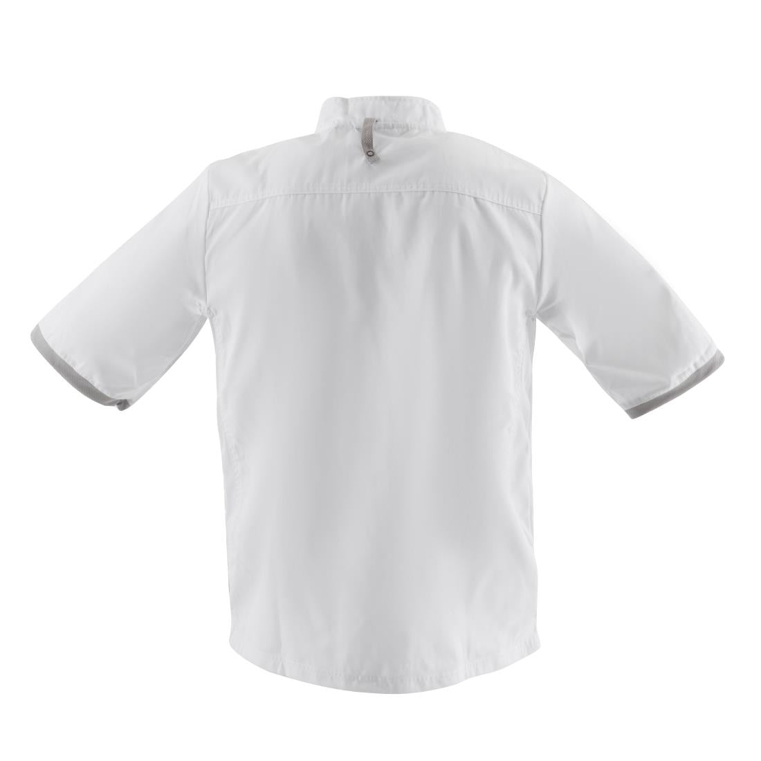 Veste de cuisine blanche à manches courtes Southside M — B998-M