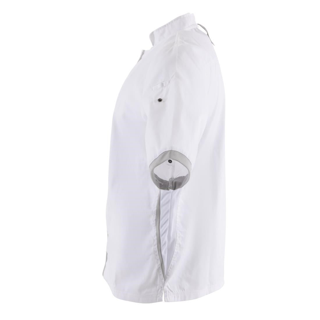 Veste de cuisine blanche à manches courtes Southside M — B998-M