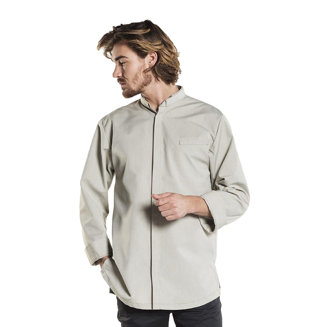 Veste de cuisine homme verte Chaud Devant Nordic taille L — BA015-L