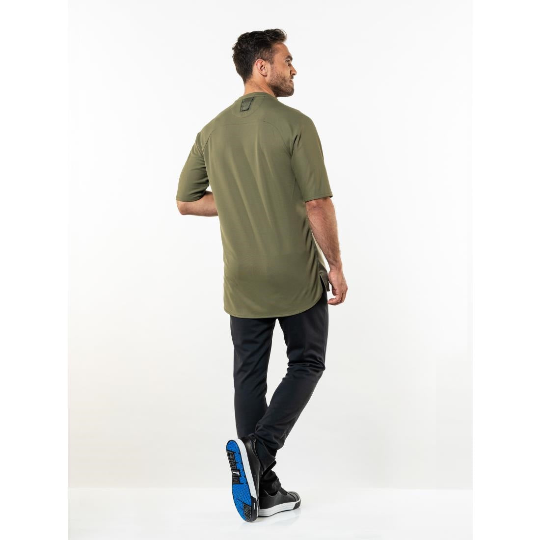 T-shirt mixte manches courtes Chaud Devant Valente UFX vert taille L — BA016-L