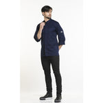 Veste de cuisine Chaud Devant Salerno bleue taille XL — BA021-XL