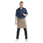 Tablier mixte Chaud Devant Forene Denim marron 70x50 cm — BA029