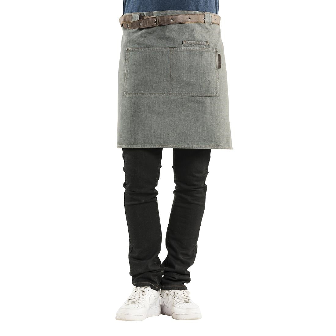 Tablier mixte Chaud Devant Forene Denim gris 70x50 cm — BA030
