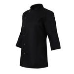 Veste de cuisinier femme ajustée Whites noire taille L — BA110-L
