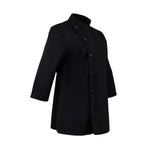 Veste de cuisinier femme ajustée Whites noire taille L — BA110-L