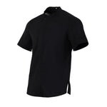 Veste de cuisinier en maille à manches courtes Southside Harlem noire M — BA115-M