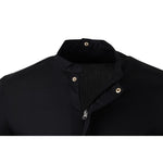 Veste de cuisinier en maille à manches courtes Southside Harlem noire M — BA115-M