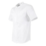 Veste de cuisinier en maille à manches courtes Southside Harlem blanche L — BA116-L