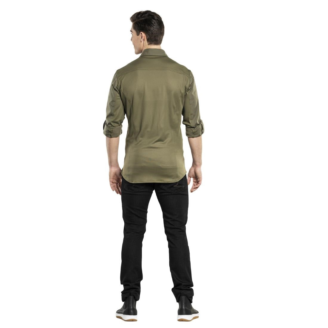 Chemise homme UFX Chaud Devant verte L — BA137-L
