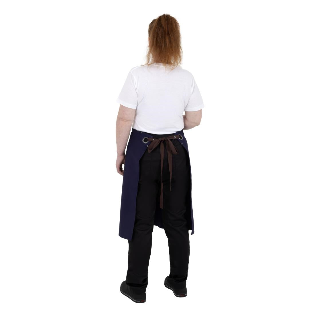 Tablier bistro en toile de coton Southside marine — BA165