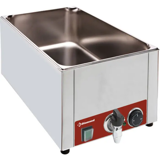 Bain Marie de table électrique GN 1/1 - 150 mm + robinet