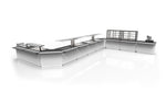 Buffet Chaud de Base – Sahara  – Série BUS – 1300x700x875 mm