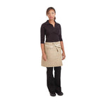 Tablier serveur court Chef Works Austin Denim beige — BB019