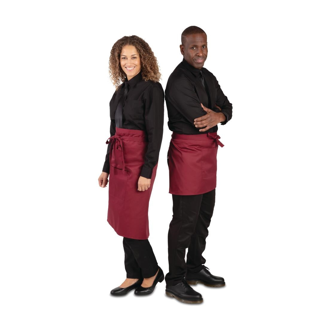 Tablier serveur court Whites bordeaux — BB177