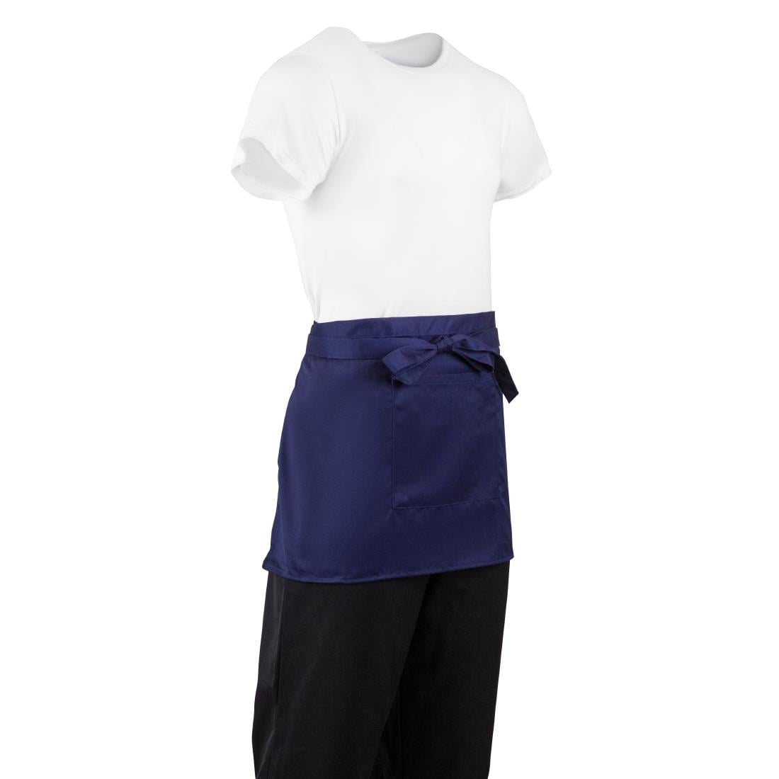 Tablier serveur court Whites bleu marine — BB179