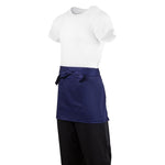 Tablier serveur court Whites bleu marine — BB179