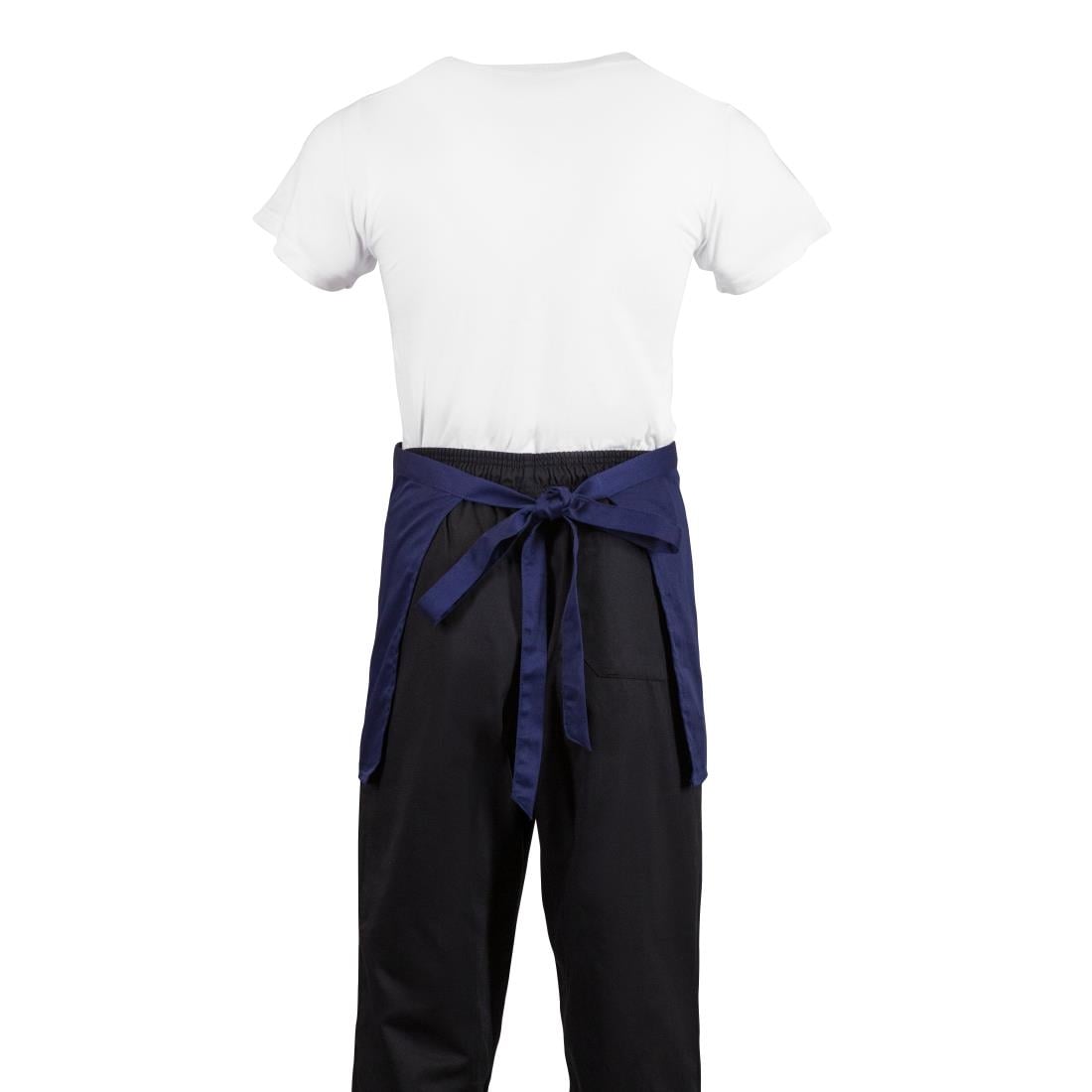 Tablier serveur court Whites bleu marine — BB179