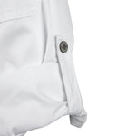 Veste de cuisine mixte légère à fermeture éclair Hartford Chef Works Urban blanche S — BB264-S