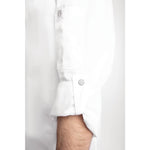 Veste de cuisine mixte légère à fermeture éclair Hartford Chef Works Urban blanche S — BB264-S