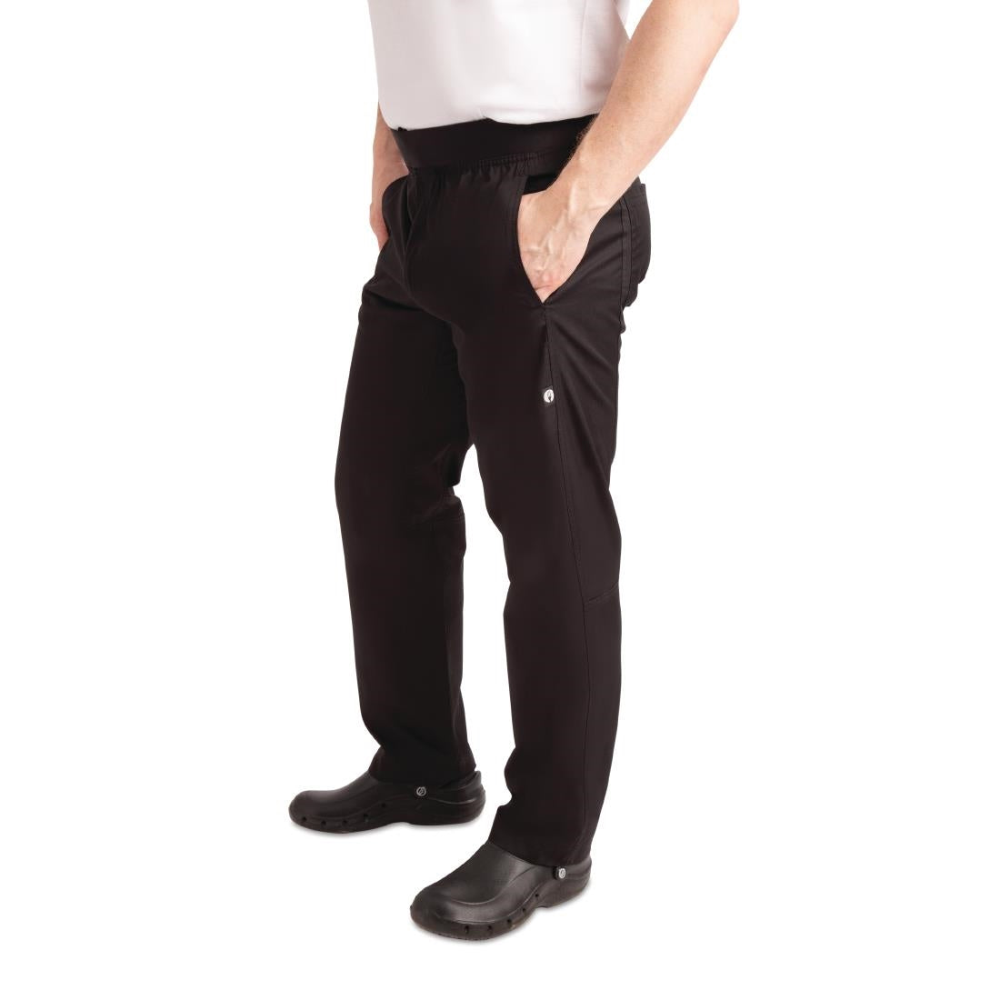 Pantalon slim léger homme Chef Works noir L — BB301-L